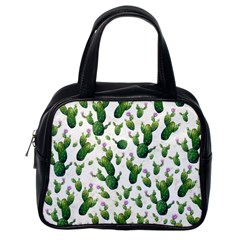 Cactus Pattern Classic Handbags (one Side) by Valentinaart