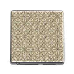 Modern Baroque Pattern Memory Card Reader (square) by dflcprints