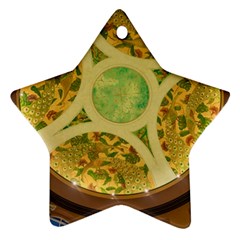 Gaylord Palms Hotel Dome Painted Star Ornament (two Sides)