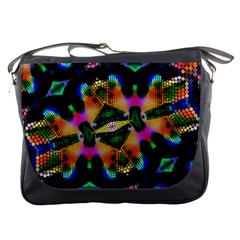 Butterfly Color Pop Art Messenger Bags