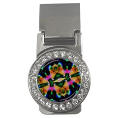 Butterfly Color Pop Art Money Clips (cz) 