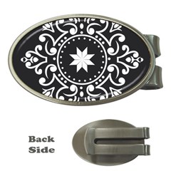 Table Pull Out Computer Graphics Money Clips (oval) 