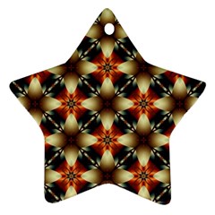 Kaleidoscope Image Background Ornament (star)