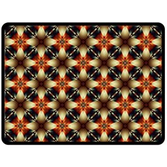 Kaleidoscope Image Background Double Sided Fleece Blanket (large) 