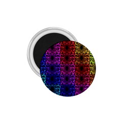 Rainbow Grid Form Abstract 1.75  Magnets