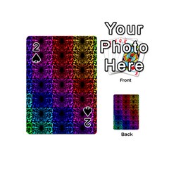 Rainbow Grid Form Abstract Playing Cards 54 (Mini) 