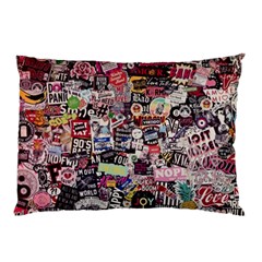 Sticker Wall Color Paper Decoration Pillow Case (two Sides) by Sapixe