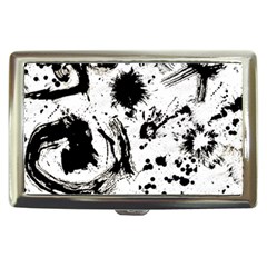 Pattern Color Painting Dab Black Cigarette Money Cases