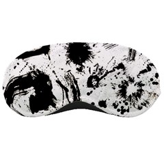 Pattern Color Painting Dab Black Sleeping Masks by Sapixe