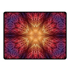 Fractal Abstract Artistic Fleece Blanket (small)