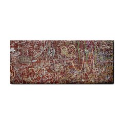 Metal Article Figure Old Red Wall Hand Towel by Sapixe