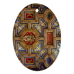 Church Ceiling Box Ceiling Painted Ornament (oval) by Sapixe