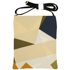 Fabric Textile Texture Abstract Shoulder Sling Bags by Sapixe