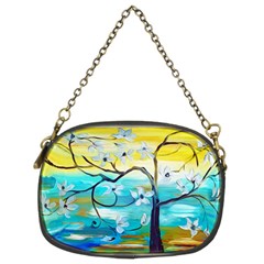 Oil Painting Tree Flower Chain Purses (two Sides)  by Sapixe