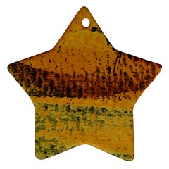 Fabric Textile Texture Abstract Star Ornament (two Sides)