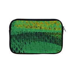 Green Fabric Textile Macro Detail Apple Macbook Pro 13  Zipper Case by Sapixe