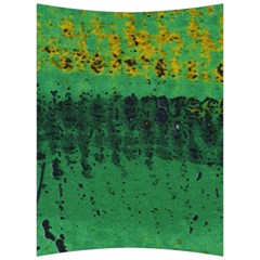 Green Fabric Textile Macro Detail Back Support Cushion by Sapixe