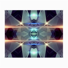 Abstract Glow Kaleidoscopic Light Small Glasses Cloth (2-side) by Sapixe