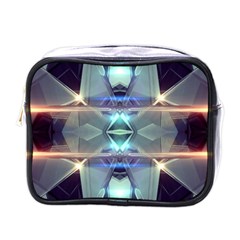 Abstract Glow Kaleidoscopic Light Mini Toiletries Bags