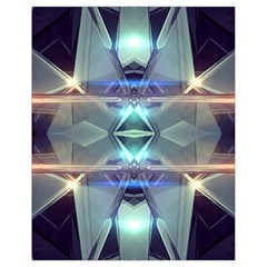 Abstract Glow Kaleidoscopic Light Drawstring Bag (small) by Sapixe