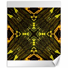 Abstract Glow Kaleidoscopic Light Canvas 16  X 20   by Sapixe