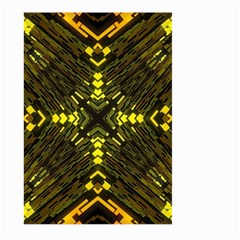 Abstract Glow Kaleidoscopic Light Large Garden Flag (two Sides)