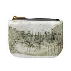 Pencil Drawing Drawing Port Mini Coin Purses by Sapixe