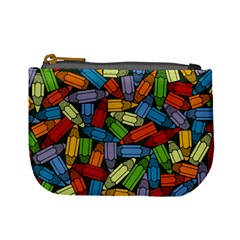 Colored Pencils Pens Paint Color Mini Coin Purses by Sapixe