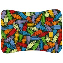 Colored Pencils Pens Paint Color Velour Seat Head Rest Cushion by Sapixe