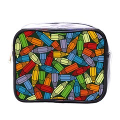 Colored Pencils Pens Paint Color Mini Toiletries Bags