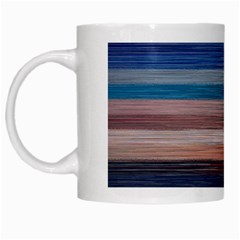 Background Horizontal Lines White Mugs by Sapixe