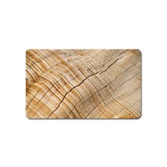 Abstract Brown Tree Timber Pattern Magnet (name Card)