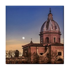 San Giovanni Battista Dei Fiorentini Church, Rome, Italy Tile Coasters by dflcprints