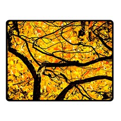 Golden Vein Double Sided Fleece Blanket (small)  by FunnyCow