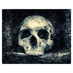 Skull Double Sided Flano Blanket (medium)  by FunnyCow