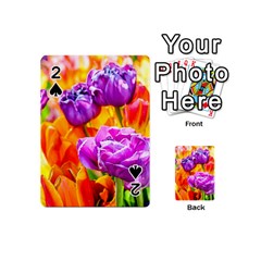 Tulip Flowers Playing Cards 54 (mini)  by FunnyCow