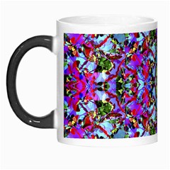 Multicolored Floral Collage Pattern 7200 Morph Mugs by dflcprints