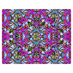 Multicolored Floral Collage Pattern 7200 Double Sided Flano Blanket (medium)  by dflcprints