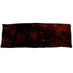 Sunset Silhouette Winter Tree Body Pillow Case Dakimakura (two Sides) by LoolyElzayat