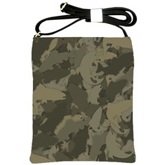 Country Boy Fishing Camouflage Pattern Shoulder Sling Bags by Bigfootshirtshop