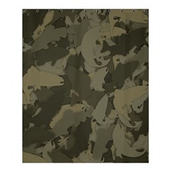 Country Boy Fishing Camouflage Pattern Shower Curtain 60  X 72  (medium)  by Bigfootshirtshop