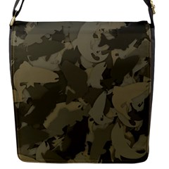 Country Boy Fishing Camouflage Pattern Flap Messenger Bag (s) by Bigfootshirtshop