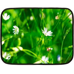 Inside The Grass Double Sided Fleece Blanket (mini) 