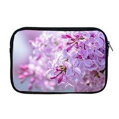 Pink Lilac Flowers Apple Macbook Pro 17  Zipper Case by FunnyCow