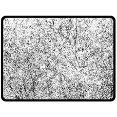 Willow Foliage Abstract Fleece Blanket (large) 