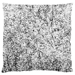 Willow Foliage Abstract Large Flano Cushion Case (two Sides)