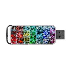 Abstract Of Colorful Water Portable Usb Flash (one Side) by FunnyCow