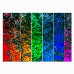 Rainbow Of Water Large Glasses Cloth (2-side) by FunnyCow