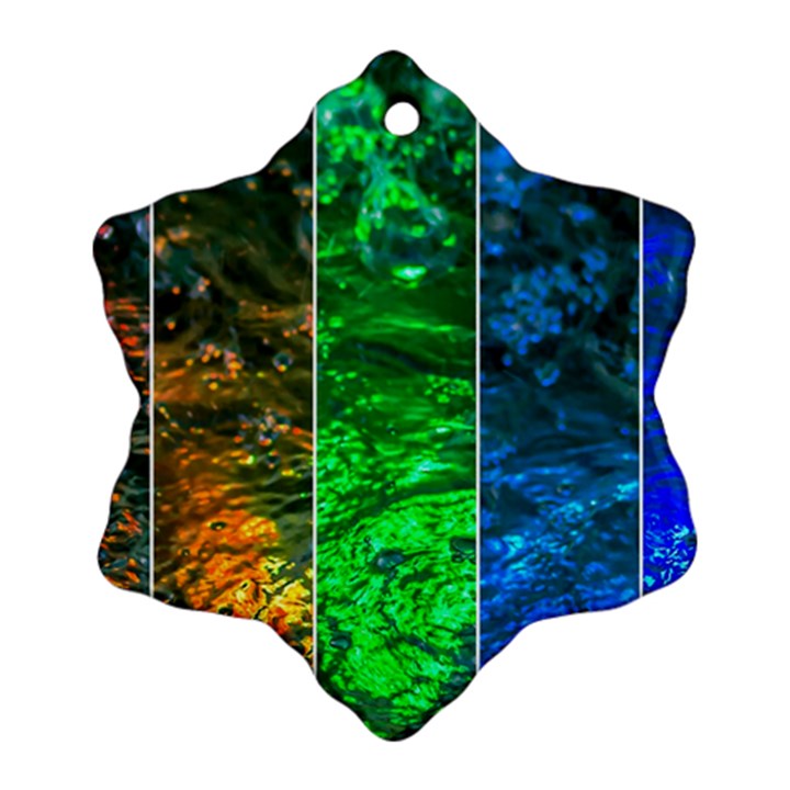 Rainbow Of Water Ornament (Snowflake)