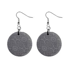 Linear Intricate Geometric Pattern Mini Button Earrings by dflcprints